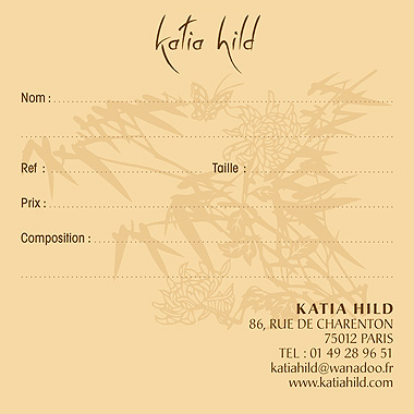 Katia Hild - Terre d'ailleurs - Cosmtique et prt--porter