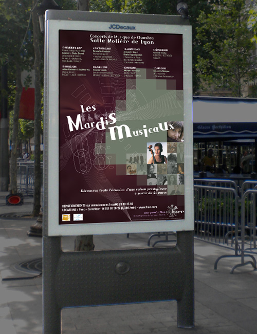 Angle de Vue agence de conception graphique web et print affiche programmation concert