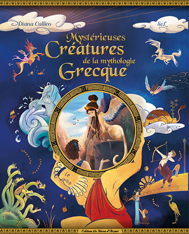 Agence de conception graphique web et print livre jeunesse mythologie grecque