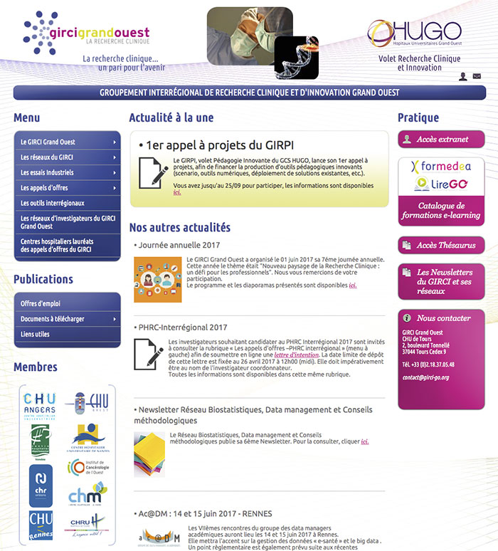 Angle de Vue agence de conception graphique web et print création de site web recherche santé