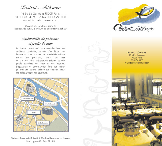 Bistrot Ct Mer - Restaurant de Poissons