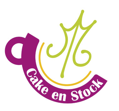 Conception graphique du logo pour le salon de th Cake en Stock