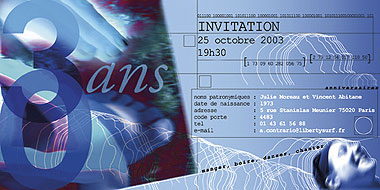 carte d'invitation