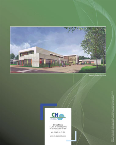 Conception graphique de la brochure du Projet d'tablissement du centre hospitalier