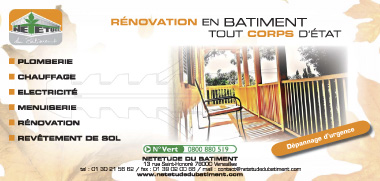 Netetude du Btiment - Rnovation en btiment tout corps d'tat