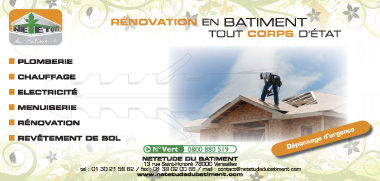 Netetude du Btiment - Rnovation en btiment tout corps d'tat