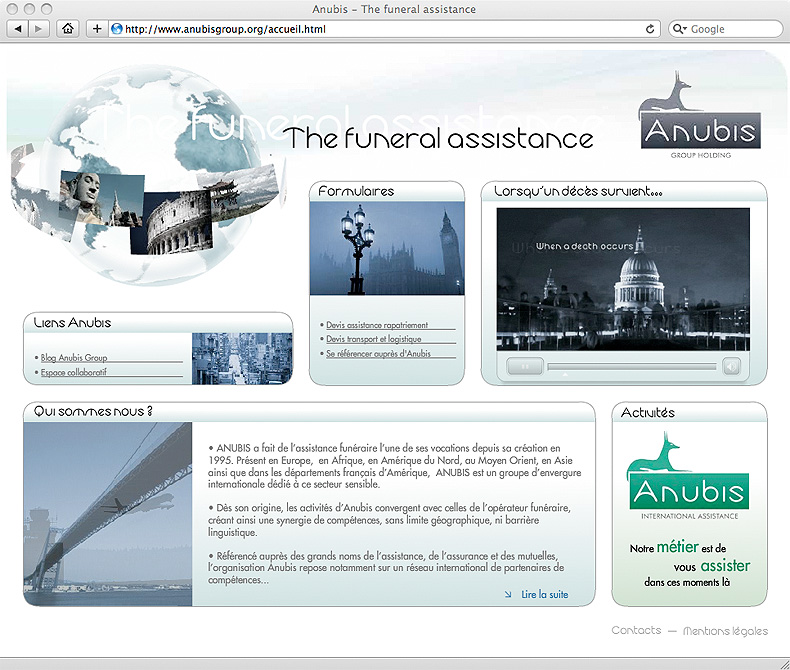 Anubis Group - Assistance funraire