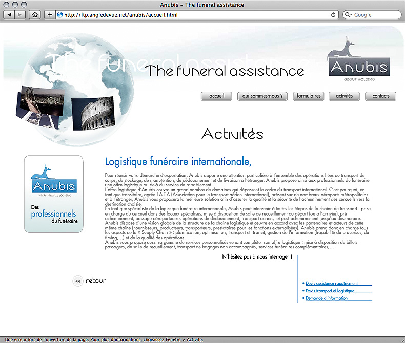 Anubis Group - Assistance funraire