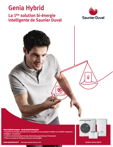 affiche presse Saunier Duval